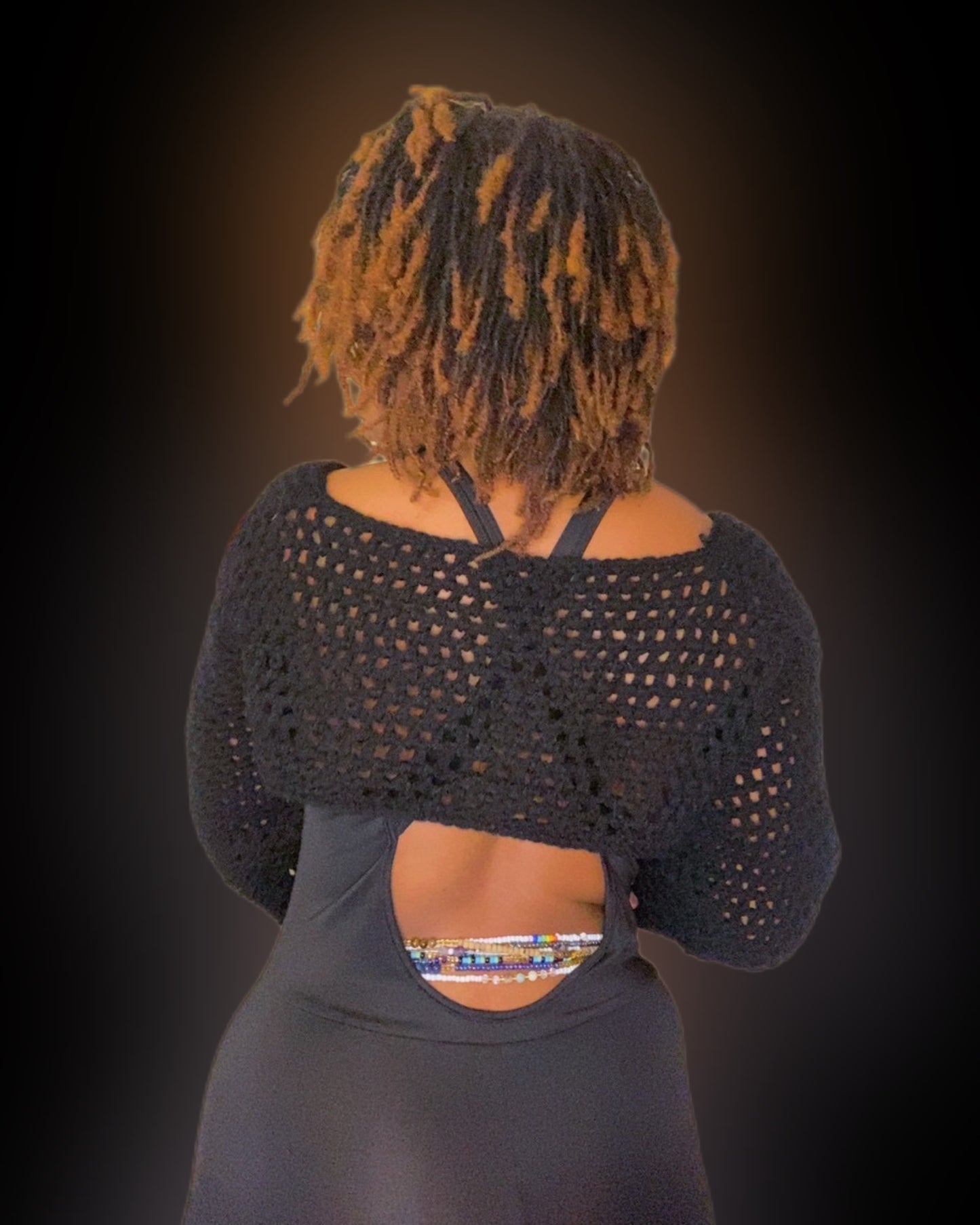 Onyx Mesh Sleeve Top